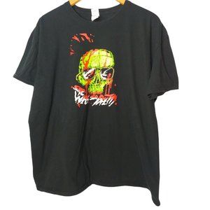 She Was So Pretty Horror Movie Mens 3XL T Shirt Black Bloody Skull Creepy Dude
